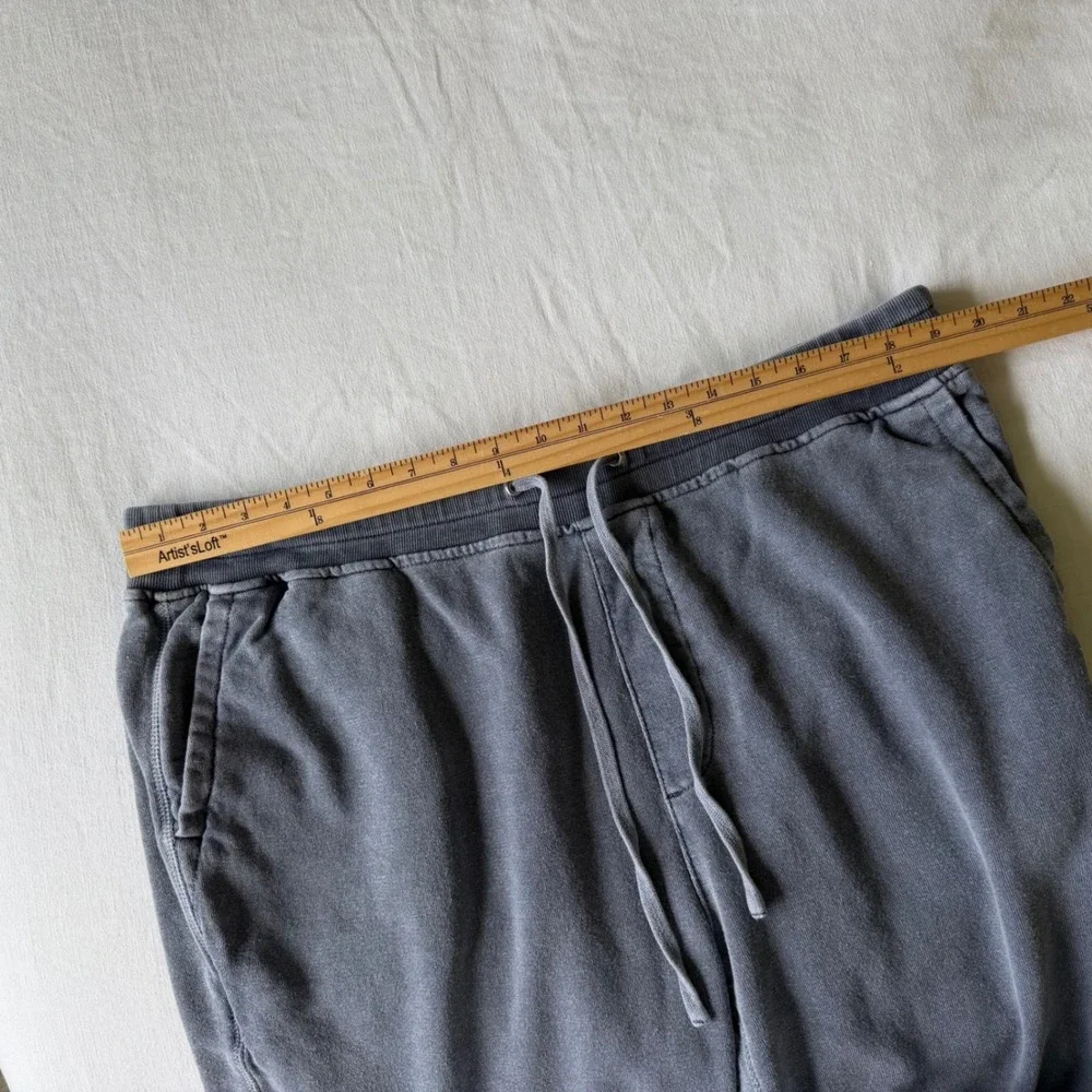 Outerknown Blue French Terry Sweatpants Drawstring Joggers Size Large